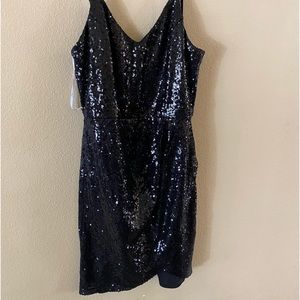 Black Lulus Sequin dress Size M